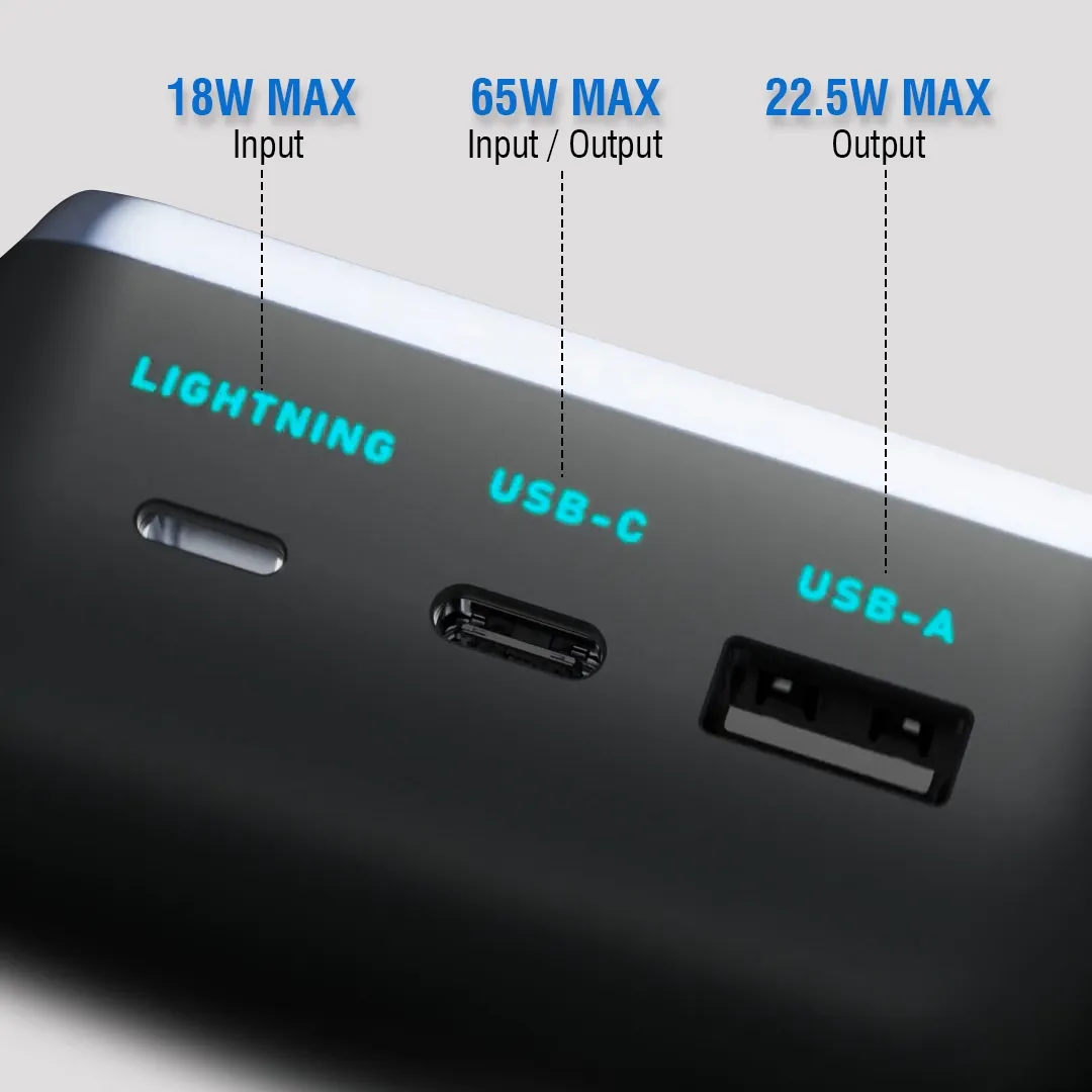 EVM Power Bank 30000 mAh For Laptop Enlap Pro 65W (P0402) view 5